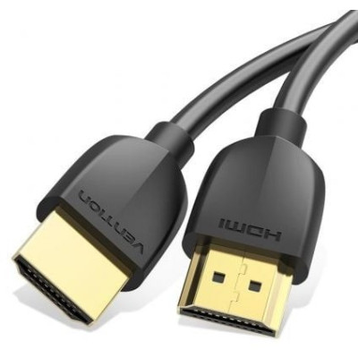 Cable HDMI 2.0 4K Portatil Vention AAIBH/ HDMI Macho - HDMI Macho/ 2m/ Negro