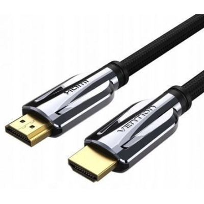 Cable HDMI 2.1 8K Vention AALBI/ HDMI Macho - HDMI Macho/ 3m/ Gris y Negro | HDMI