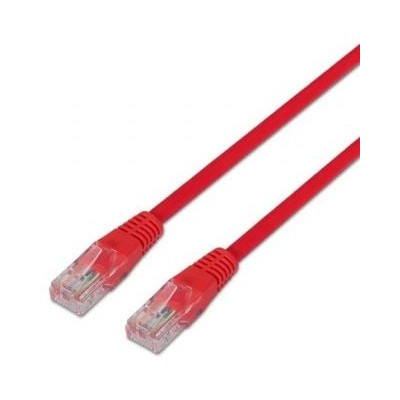 Cable de Red RJ45 UTP Aisens A133-0188 Cat.5e/ 1m/ Rojo | Hasta 1 m