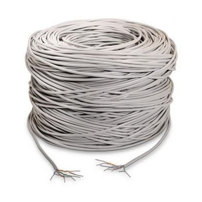 Bobina de Cable RJ45 UTP Aisens A133-0208 Cat.5e/ 100m/ Gris