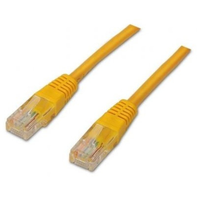 Cable de Red RJ45 UTP Aisens A135-0253 Cat.6/ 50cm/ Amarillo | Hasta 1 m