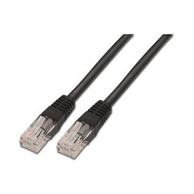 Cable de Red RJ45 UTP Aisens A135-0257 Cat.6/ 50cm/ Negro | Hasta 1 m