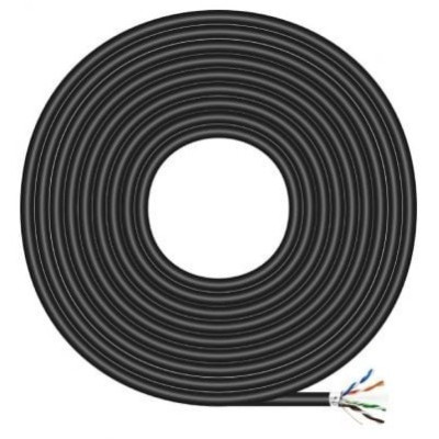 Bobina de Cable RJ45 para Exteriores FTP AWG24 Aisens A135-0674 Cat.6/ 305m/ Impermeable/ Negro