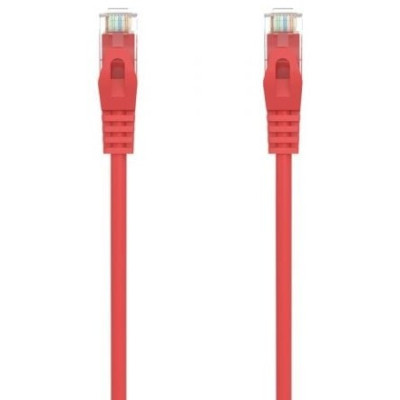 Cable de Red RJ45 AWG24 UTP Aisens A145-0557 Cat.6A/ LSZH/ 30cm/ Rojo | Hasta 1 m