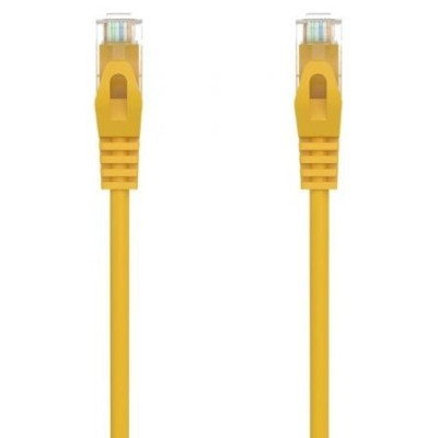Cable de Red RJ45 AWG24 UTP Aisens A145-0563 Cat.6A/ LSZH/ 25cm/ Amarillo | Hasta 1 m