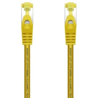 Cable de Red RJ45 SFTP Aisens A146-0473 Cat.7/ 50cm/ Amarillo | Hasta 1 m