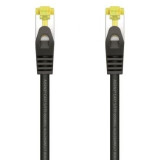 Cable de Red RJ45 SFTP Aisens A146-0484 Cat.7/ 25cm/ Negro | Hasta 1 m