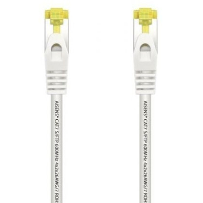 Cable de Red RJ45 SFTP Aisens A146-0488 Cat.7/ 25cm/ Blanco