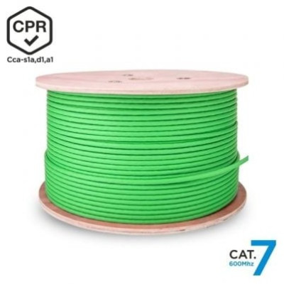 Bobina de Cable RJ45 SFTP AWG23 LSZH CPR Cca Aisens A146-0667 Cat.7/ 305m/ Verde