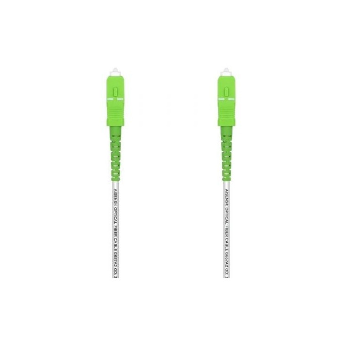 Cable de Fibra Óptica G657A2 3.0 Aisens A152-0495/ LSZH/ 3m/ Blanco