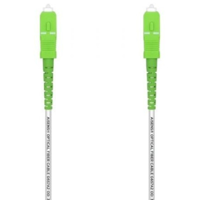 Cable de Fibra Óptica G657A2 3.0 Aisens A152-0499/ LSZH/ 15m/ Blanco