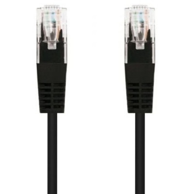 Cable de Red RJ45 UTP Nanocable 10.20.0105-BK Cat.5e/ 5m/ Negro