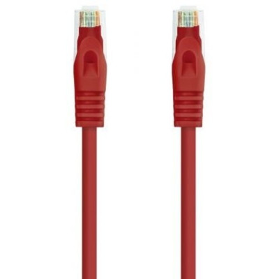 Cable de Red RJ45 UTP Nanocable 10.20.1800-L25-R Cat.6A/ LSZH/ 25cm/ Rojo
