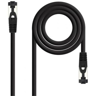 Cable de Red RJ45 SSTP Nanocable 10.20.2010-BK Cat.8.1/ 10m/ Negro | 10 m