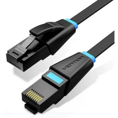 Cable de Red RJ45 UTP Vention IBJBD Cat.6/ 50cm/ Negro | Hasta 1 m