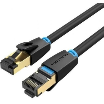 Cable de Red RJ45 SFTP Vention IKABN Cat.8/ 15m/ Negro