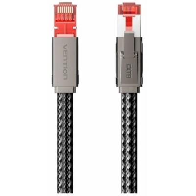 Cable de Red RJ45 SFTP Vention IKMHH Cat.8/ Gaming/ 2m/ Gris