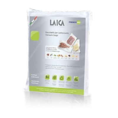 Bolsa para envasar al vacío Laica VT3504/ 20 x 28cm/ 50 bolsas