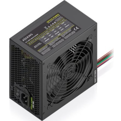 Fuente de Alimentación Aisens ASPC-500ATX-SEOBK/ 500W/ Ventilador 12cm