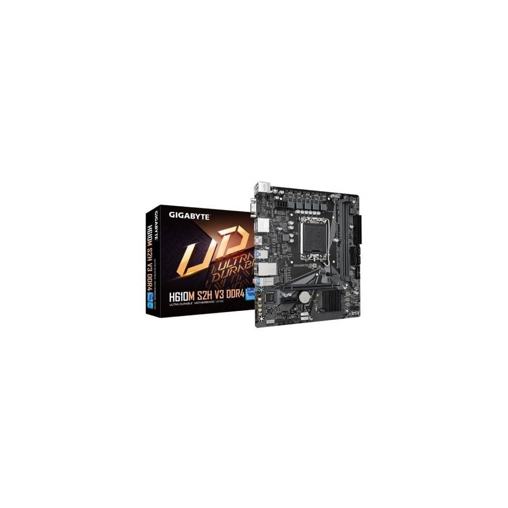 Placa Base Gigabyte H610M S2H V3 DDR4 Socket 1700/ DDR4/ PCIe 4.0/ Micro ATX