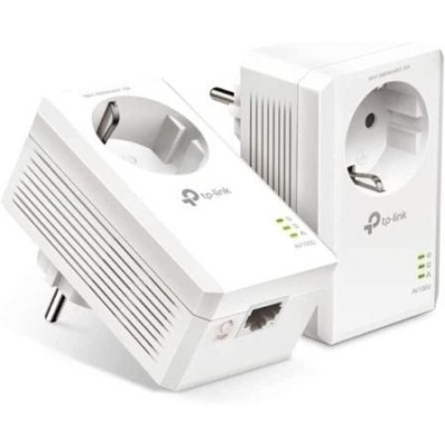 Adaptador Powerline TP-Link TL-PA7017P KIT AV1000 1000Mbps/ Alcance 300m/ Pack de 2 | Powerline