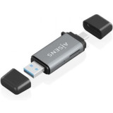 Lector de Tarjetas Externo Aisens ASCR-2AC11-GR/ USB 3.1