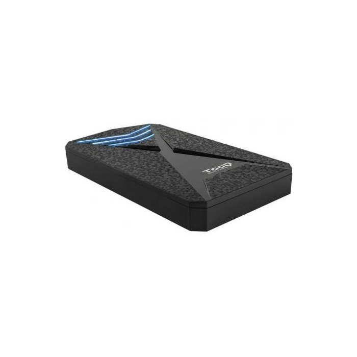 Caja Externa Gaming para Disco Duro de 2.5' TooQ TQE-2550BL/ USB 3.1/ Sin tornillos