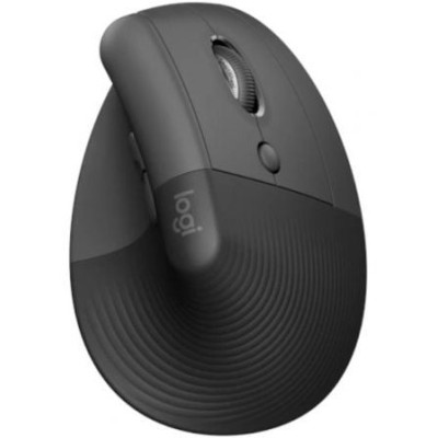 Ratón Vertical Inalámbrico Logitech Lift Vertical Ergonomic Mouse Business/ Hasta 4000 DPI/ Grafito | Ratones