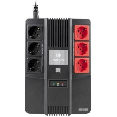 SAI Offline NGS Fortress Bunker/ 600VA-360W/ 6 Salidas/ Formato Bloque