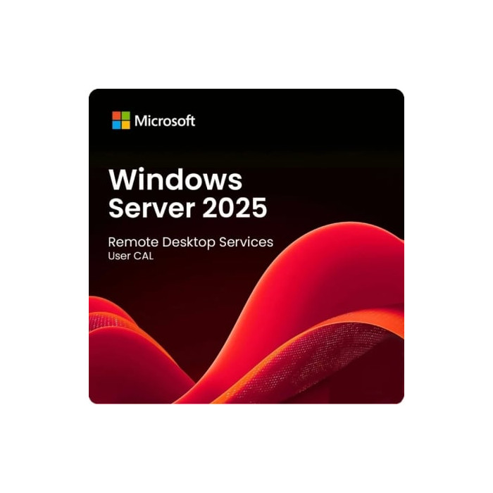 Licencia Microsoft Windows Server 2025 Remote Desktop Service/ CAL/ 5 Usuarios
