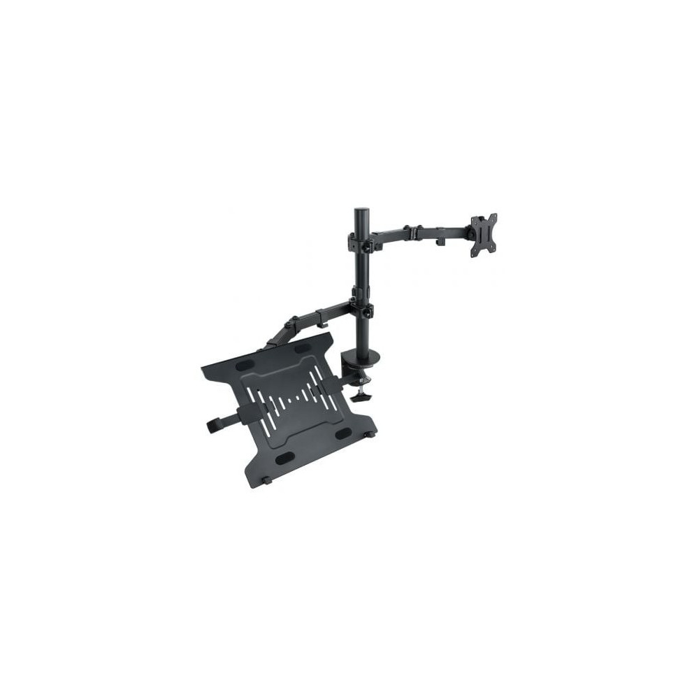 Soporte de Mesa Orientable/ Inclinable Tooq DB1200TN-B para TV y Portátil de 13-32'