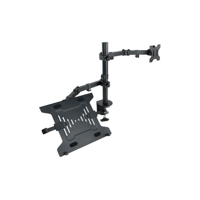 Soporte de Mesa Orientable/ Inclinable Tooq DB1200TN-B para TV y Portátil de 13-32'