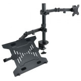 Soporte de Mesa Orientable/ Inclinable Tooq DB1200TN-B para TV y Portátil de 13-32'
