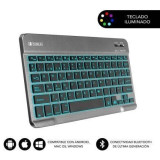Teclado Compacto Inalámbrico Subblim Smart Backlit/ Gris