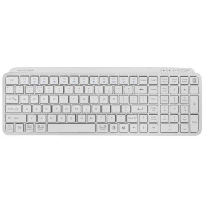 Teclado Compacto Inalámbrico Mars Gaming MK-SILENKEYS/ Blanco | Teclados