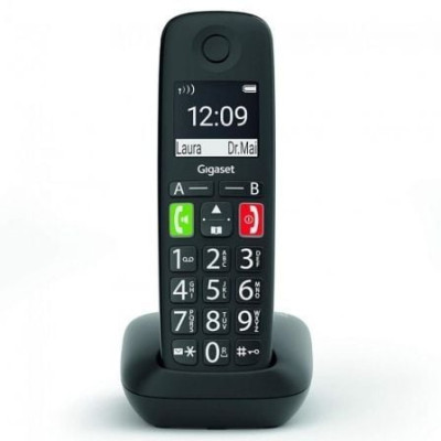 Teléfono Inalámbrico Gigaset E290/ Negro | DECT