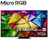 Televisor LG Micro RGB evo AI MRGB86 65MRGB86B6A 65'/ Ultra HD 4K/ Smart TV/ WiFi