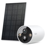 Cámara de Videovigilancia TP-Link Tapo C425 KIT/ Visión Nocturna/ Control desde APP/ Incluye Panel Solar
