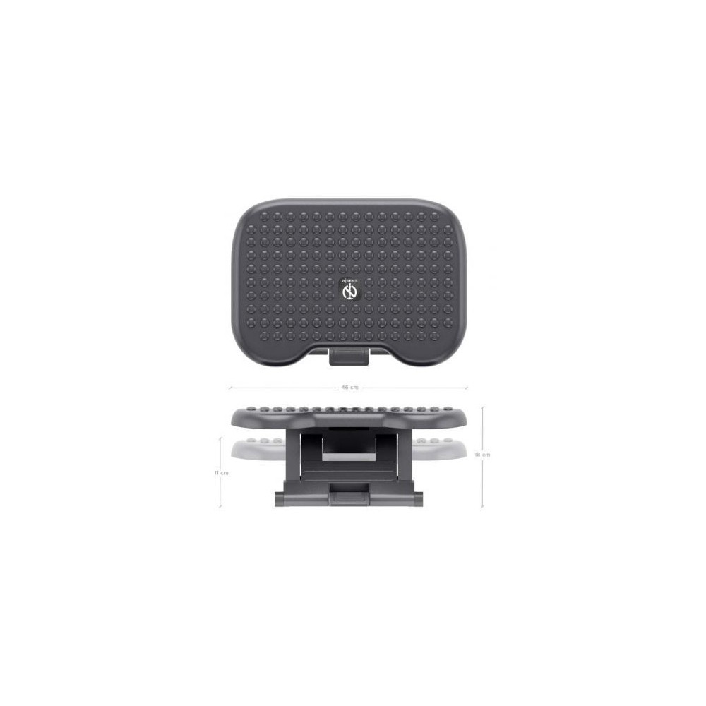 Reposapiés Ergonómico/ Inclinable/ Ajustable Aisens FRT02-267/ 46 x 18cm
