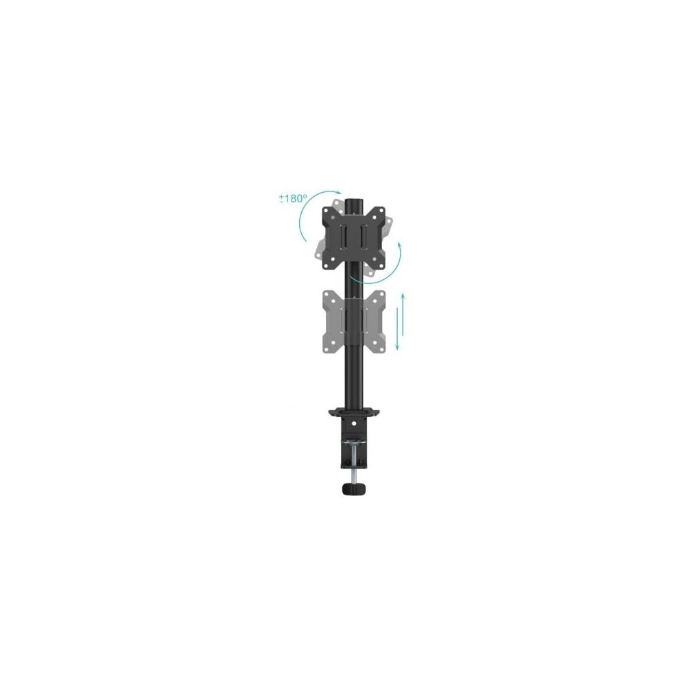 Soporte de Mesa para Monitor TooQ DB1130TN-B/ Giratorio/ Inclinable/ hasta 10kg