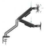 Soporte de Mesa para Monitor TooQ DB4032TNR-G/  Giratorio/ Inclinable/ hasta 9kg
