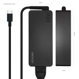 Cargador de Portátil Aisens ASCH-1PD65D-BK/ 1xUSB Tipo-C/ 65W/ Automatico/ Voltaje 5-20V