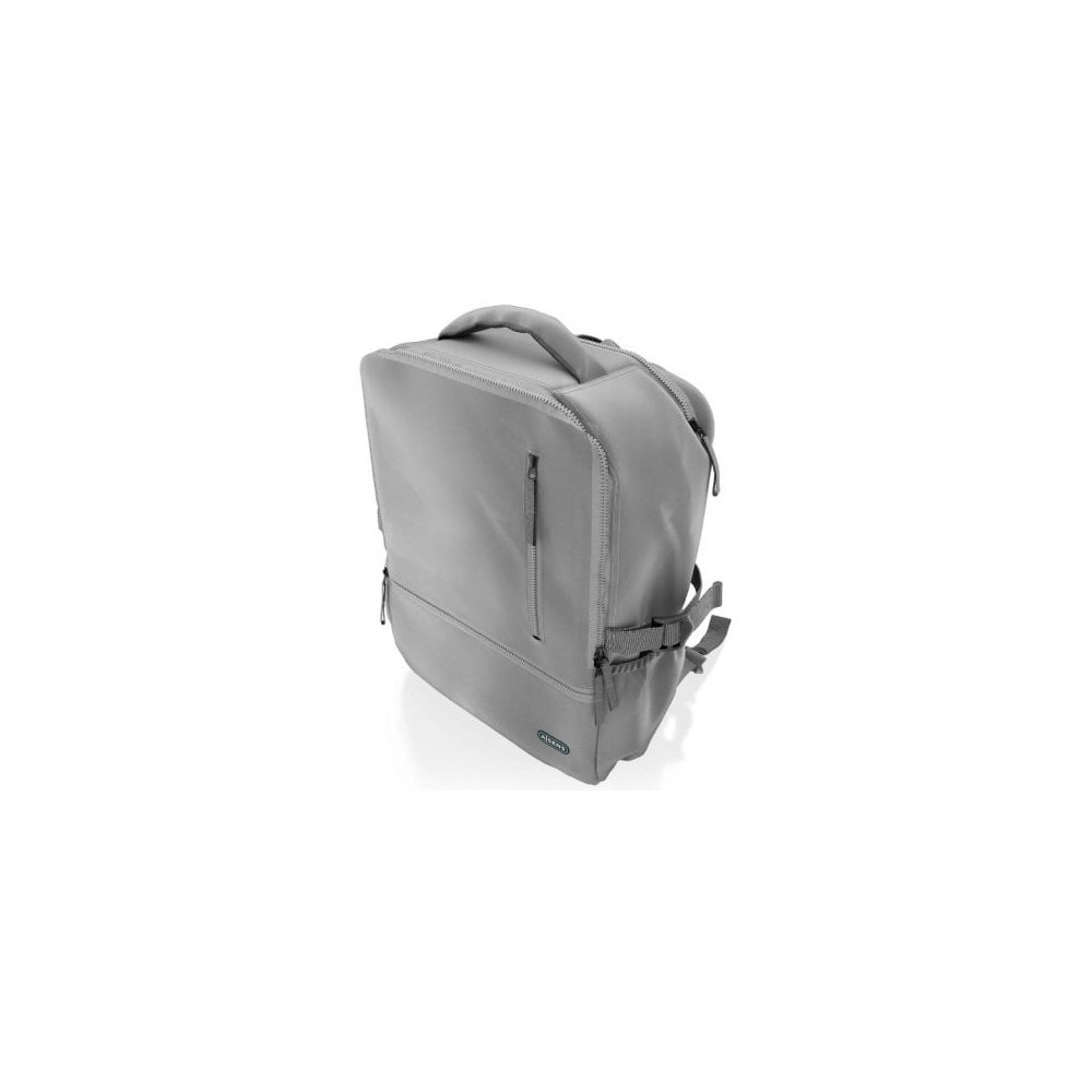 Mochila Aisens ASBG-BP087-GR para Portátiles hasta 15.6'/ Impermeable/ Gris