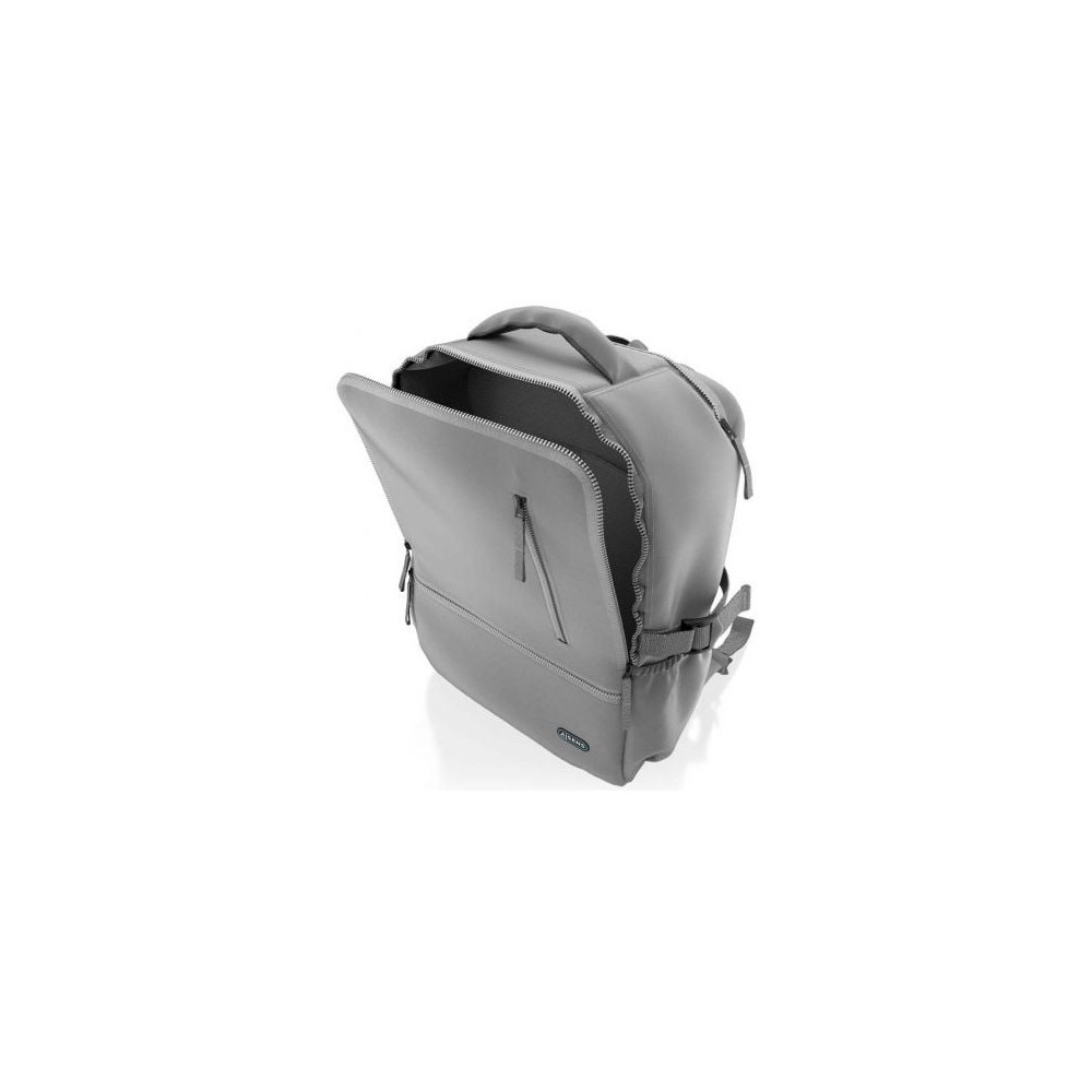 Mochila Aisens ASBG-BP087-GR para Portátiles hasta 15.6'/ Impermeable/ Gris