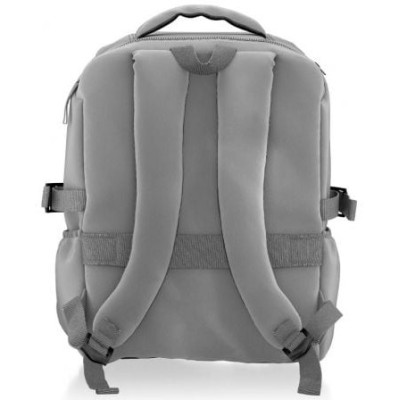Mochila Aisens ASBG-BP087-GR para Portátiles hasta 15.6'/ Impermeable/ Gris