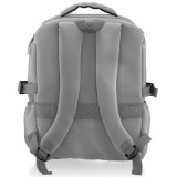 Mochila Aisens ASBG-BP087-GR para Portátiles hasta 15.6'/ Impermeable/ Gris