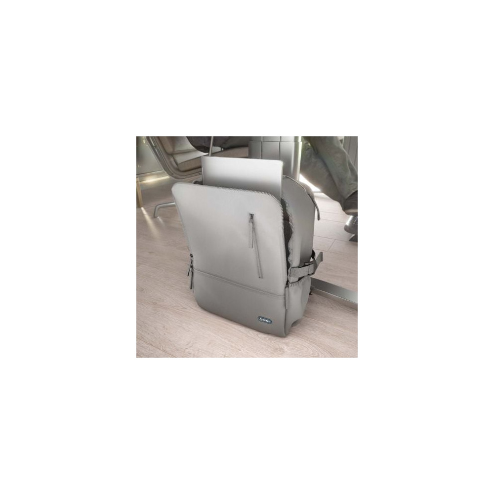 Mochila Aisens ASBG-BP087-GR para Portátiles hasta 15.6'/ Impermeable/ Gris