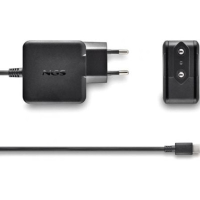Cargador de Portátil NGS GAN 45W-C USB Tipo-C/ 45W/ Automático/ Voltaje 5-20V
