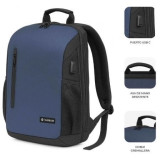 Mochila Subblim Xpand Air Padding Backpack para Portátiles hasta 15.6'/ 21L/ Puerto USB/ Azul