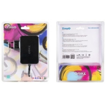 Cargador de Portátil GaN TooQ TQLC-USBCGAN100PD USB Tipo-C/ 100W/ Automático/ Voltaje 5-20V